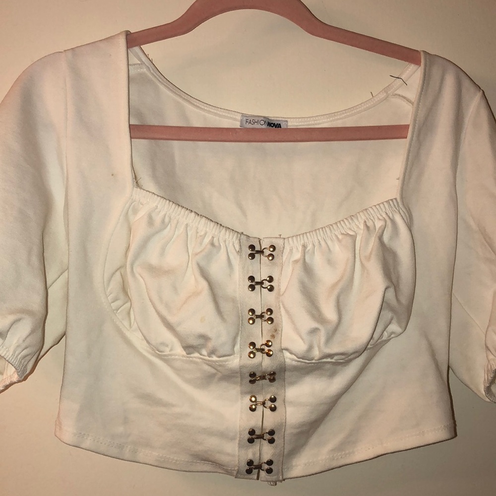 fashion nova, got you hooked top